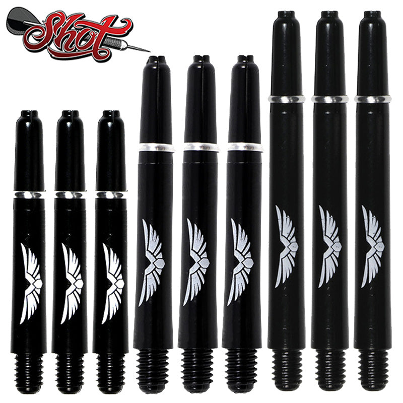 Shot Darts Eagle Claw Shafts - Solid Black
