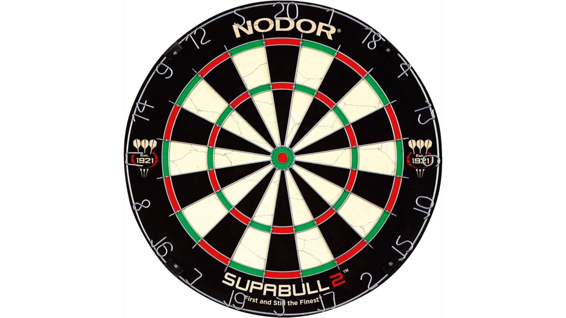 Nodor Professional Dartboard, Cabinet & Darts Set - (Rosewood) - Darts Direct