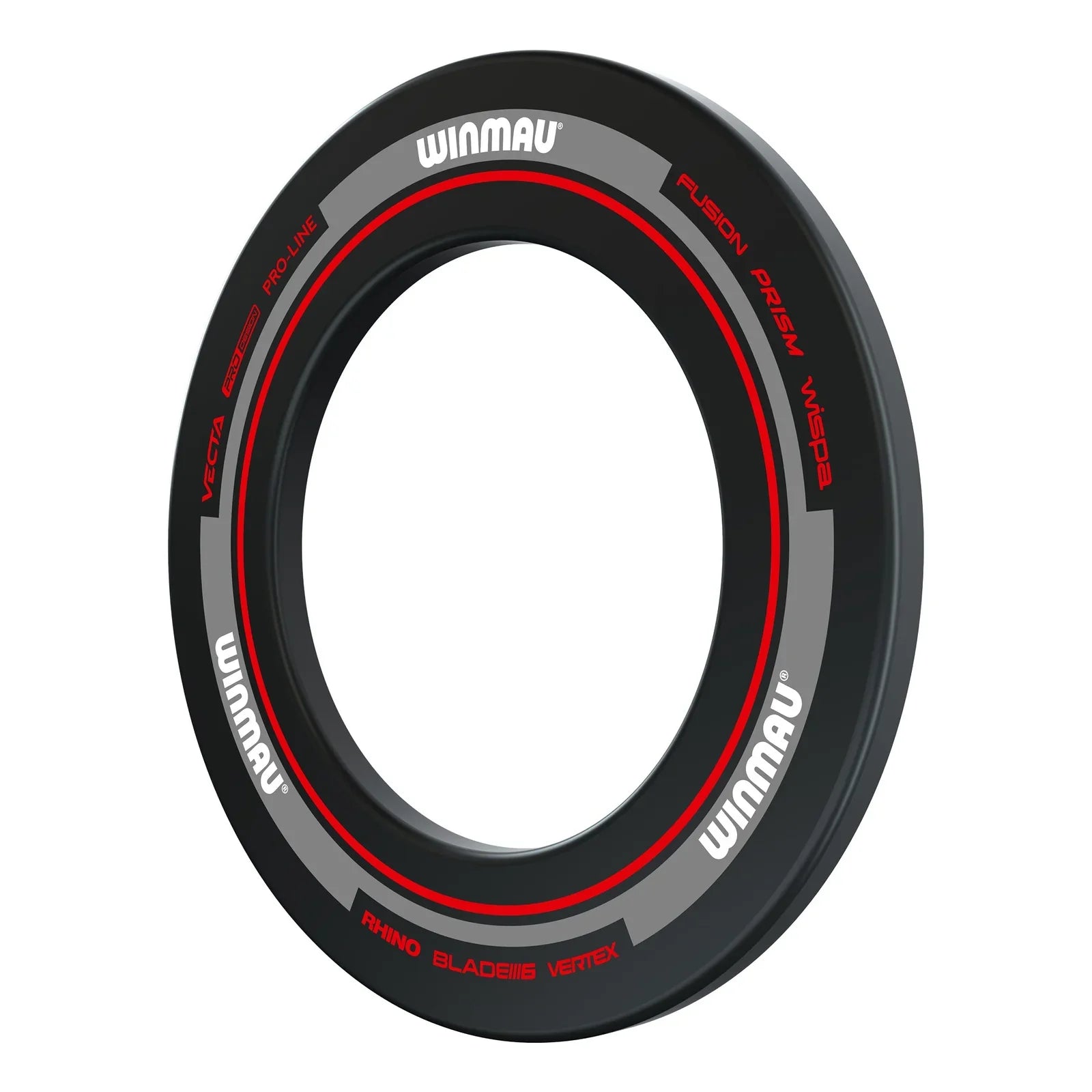 WINMAU - Advance DARTBOARD SURROUND - BLACK and RED