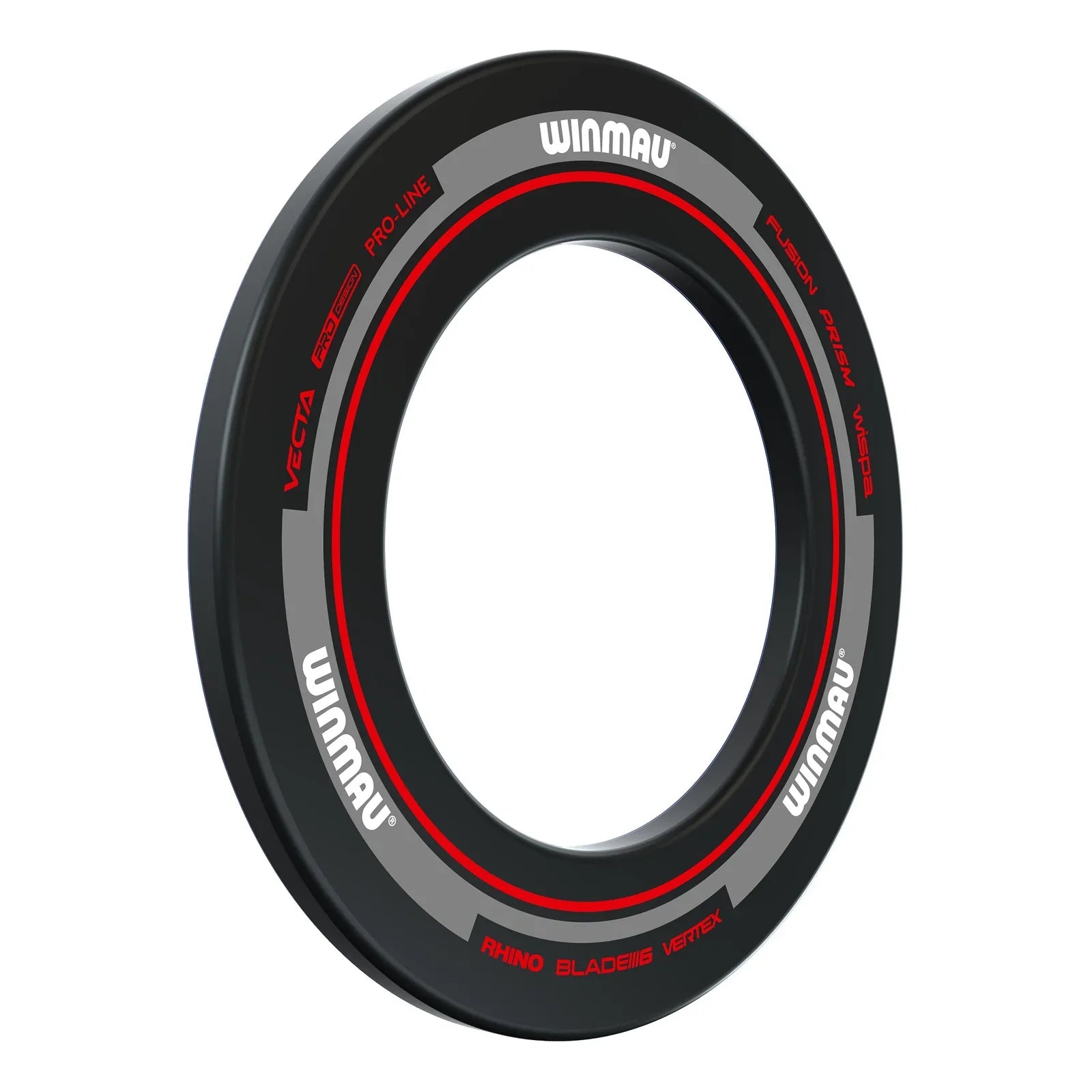 WINMAU - Advance DARTBOARD SURROUND - BLACK and RED