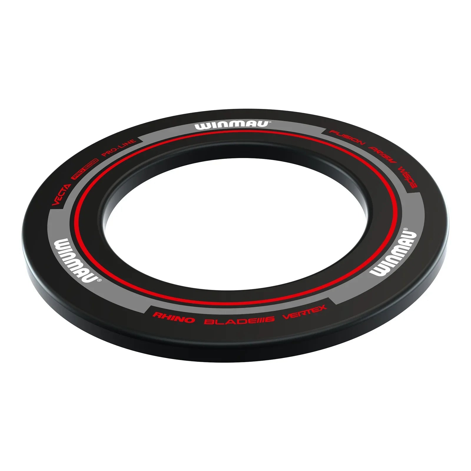 WINMAU - Advance DARTBOARD SURROUND - BLACK and RED