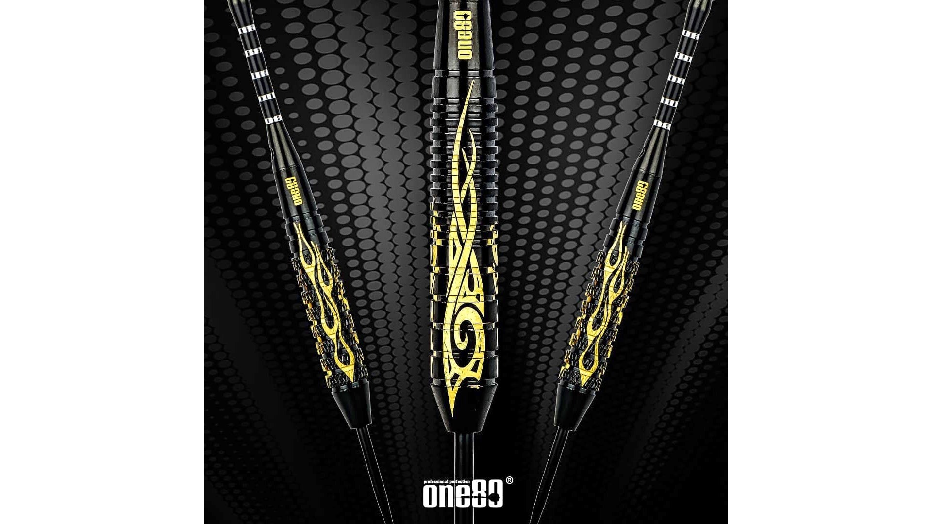 ONE80 12 Premium Brass Darts & Accessories Set