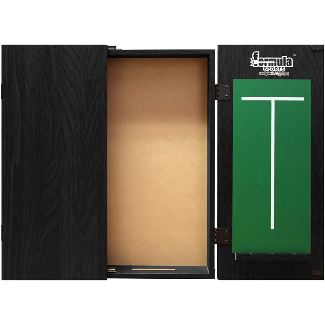 Formula Dartboard Cabinet with Chalkboards (BLACK)