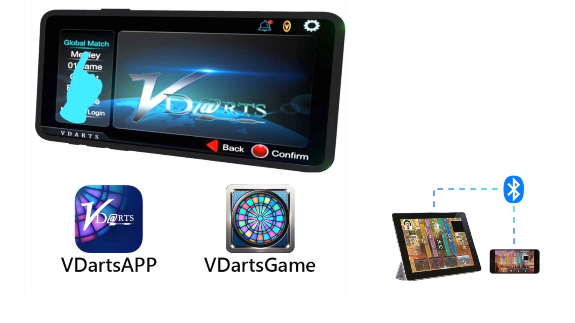 VDarts H4L Online Global Electronic Dartboard
