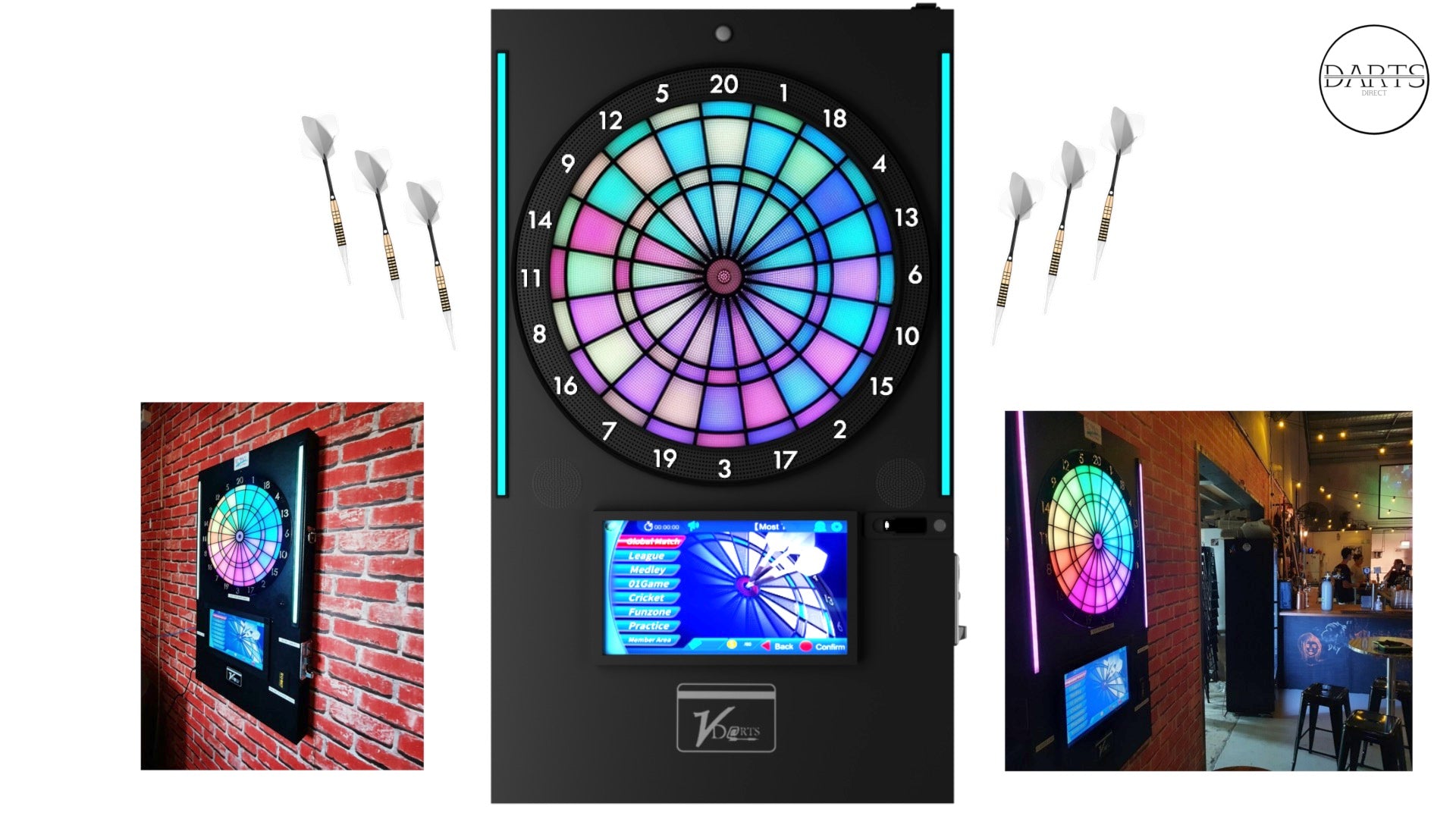 VDarts Mini Pro LED Dart Machine