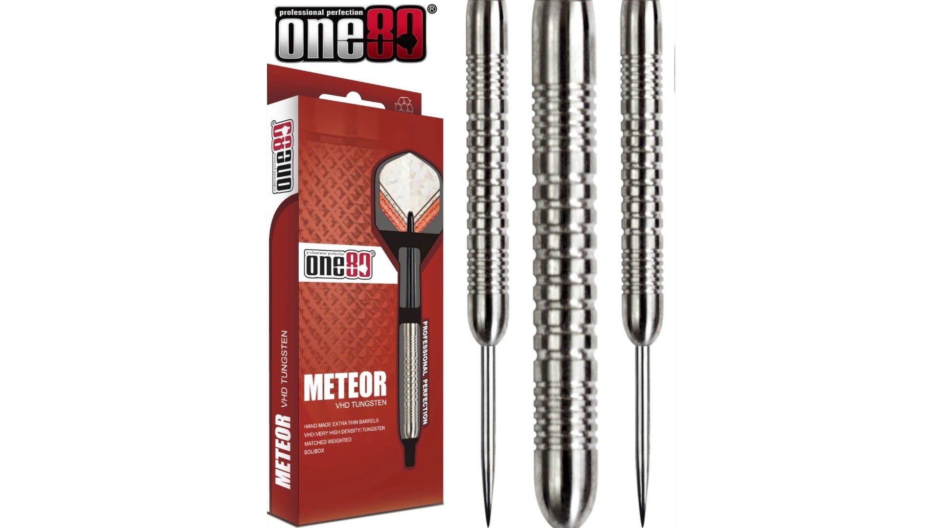 ONE80 Meteor Dart Set - STEEL TIP - 90% Tungsten