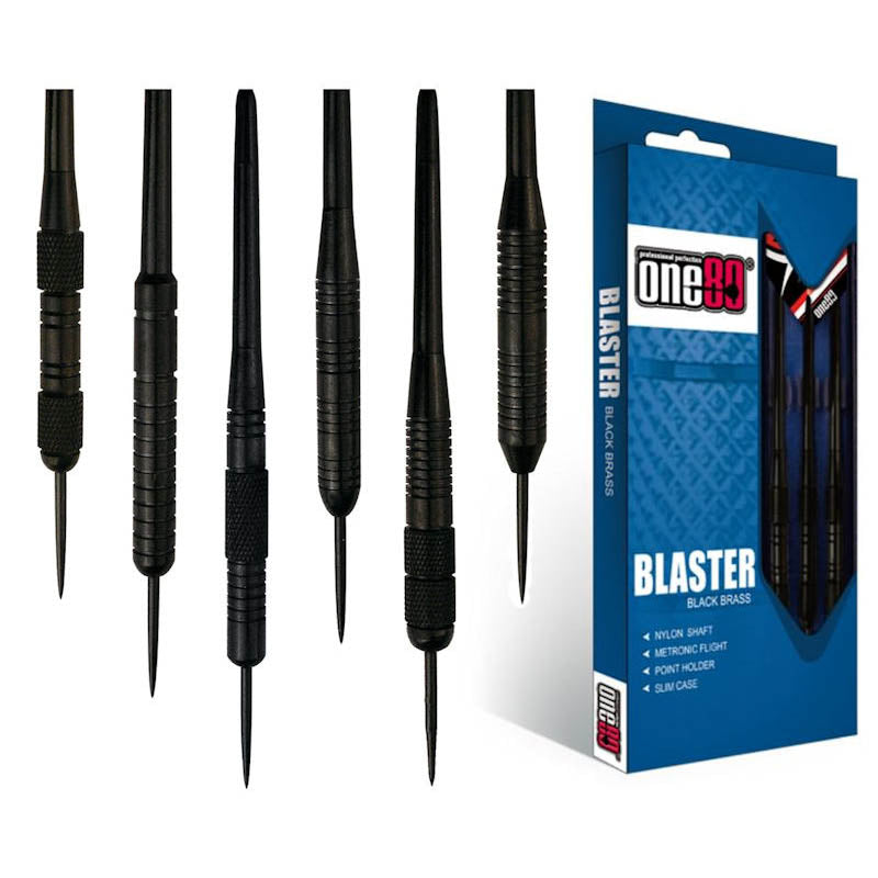ONE80 Blaster Darts Set - STEEL TIP - Brass