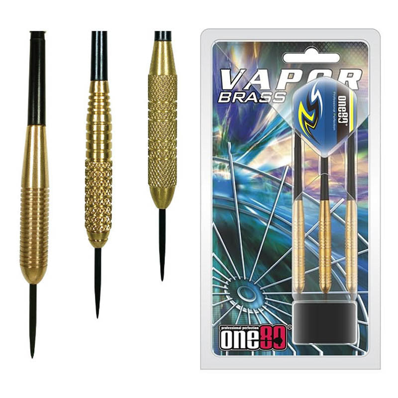 ONE80 Vapor Darts Set - STEEL TIP - Brass