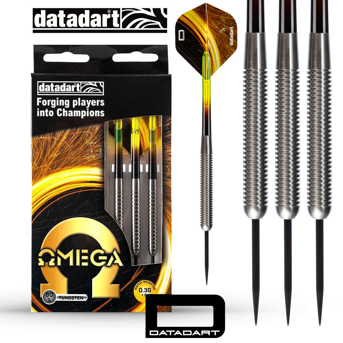 Datadart Omega Darts 26g Ringed - 80% Tungsten