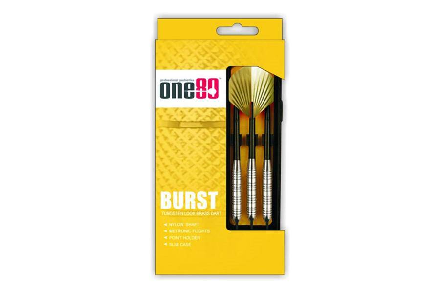 ONE80 Burst Darts Set - SOFT TIP - Brass - Darts Direct