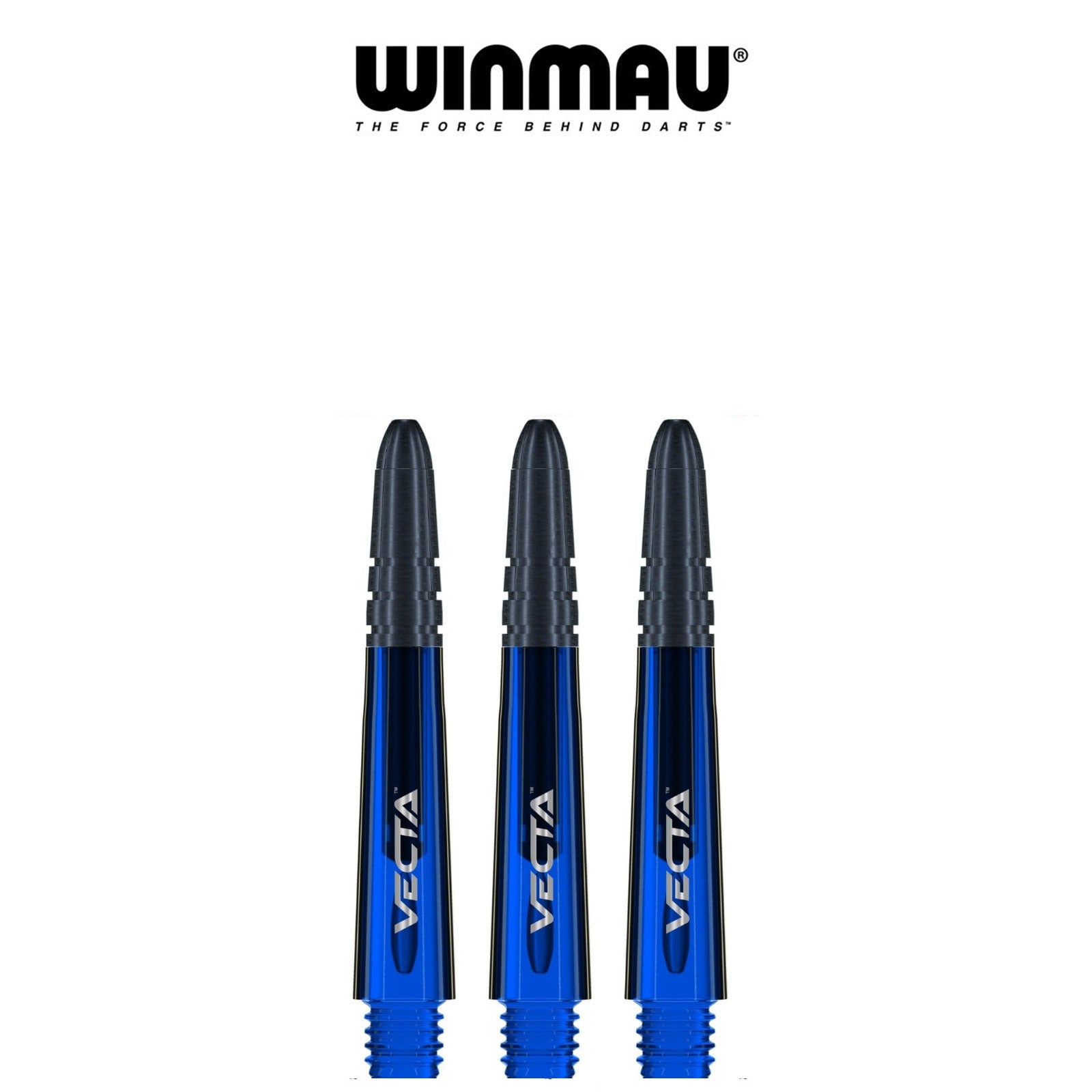 WINMAU - Vecta Composite Dart Shafts - Short Blue
