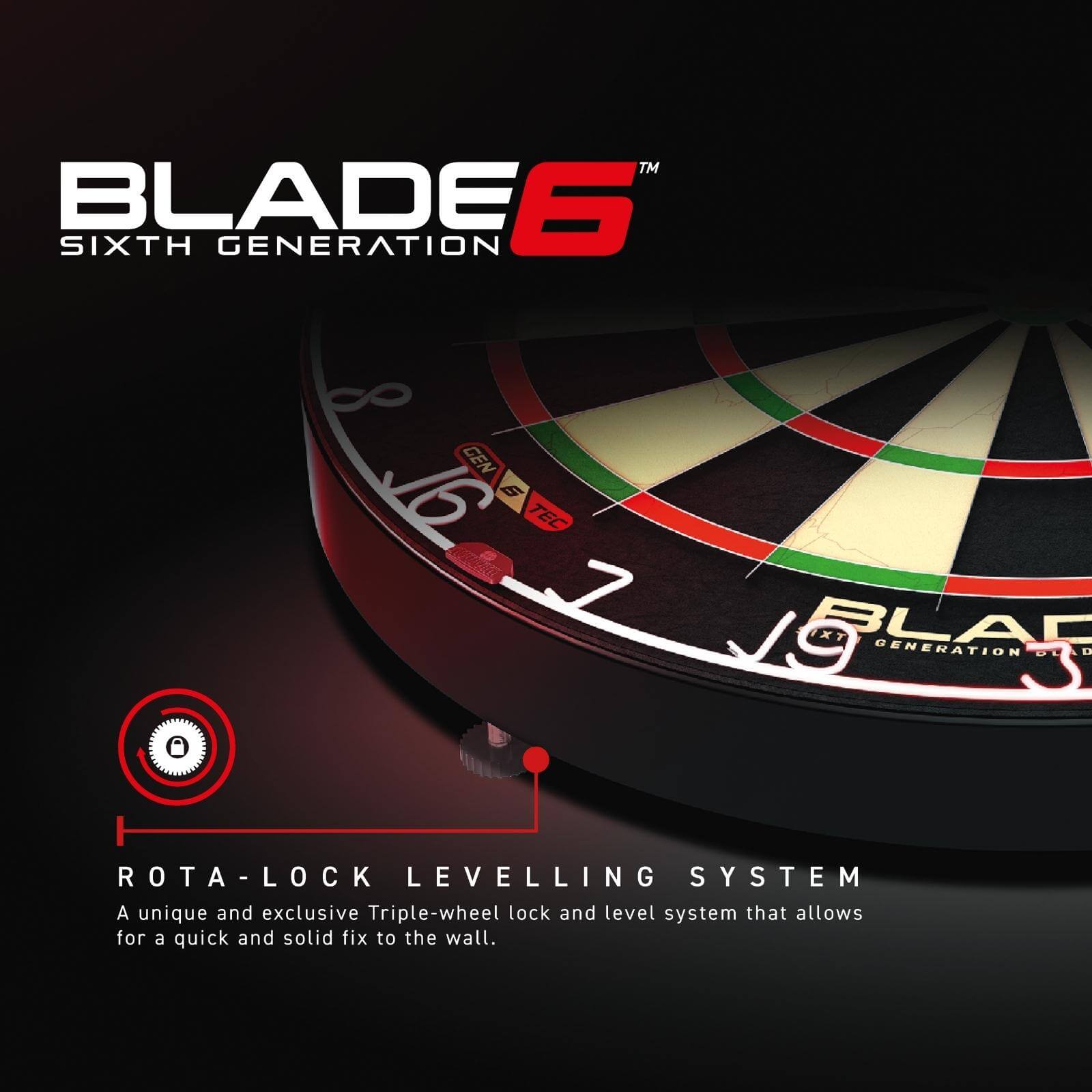 WINMAU Blade 6 Championship Quality Dartboard