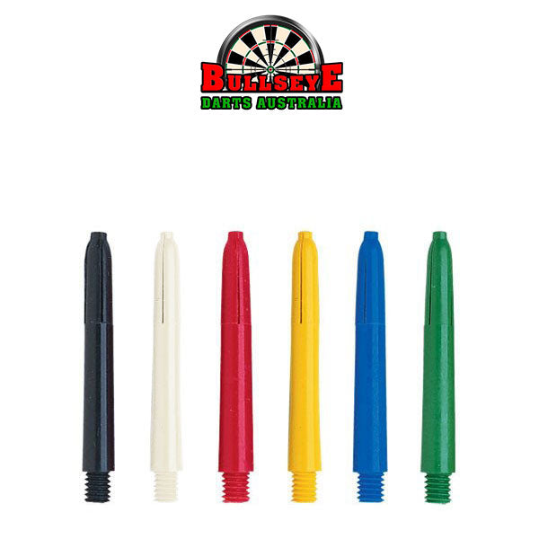 Bullseye Darts Coloured Nylon Shafts Short 34mm