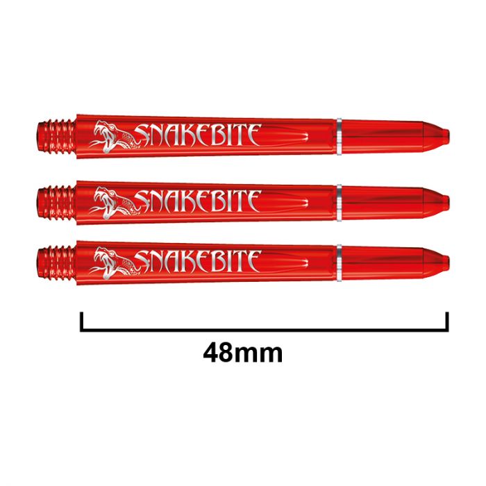 RED DRAGON - Snakebite Signature Series Dart Shafts - Medium