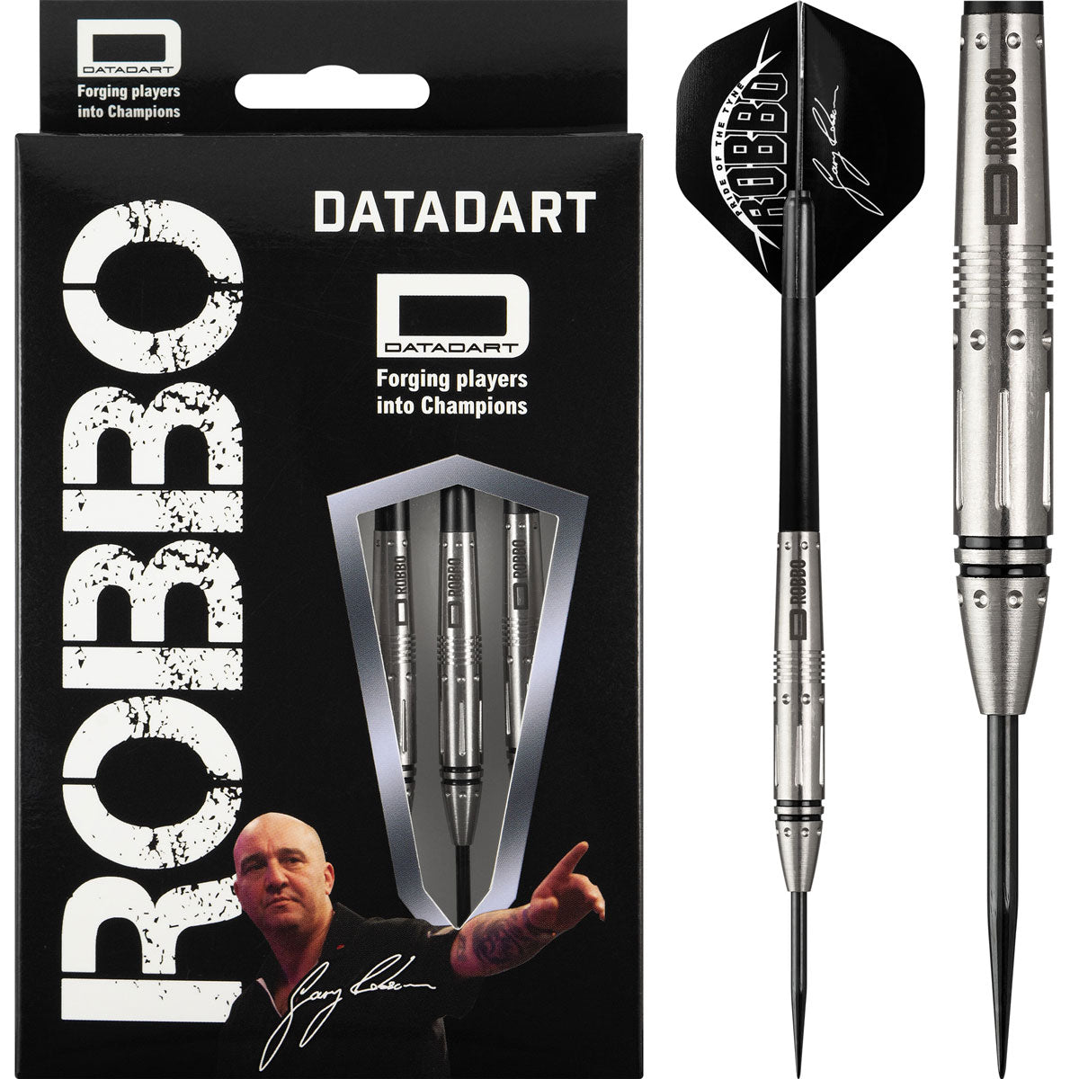 Datadart Gary Robson MK3 Robbo Grip Darts 24g - 80% Tungsten