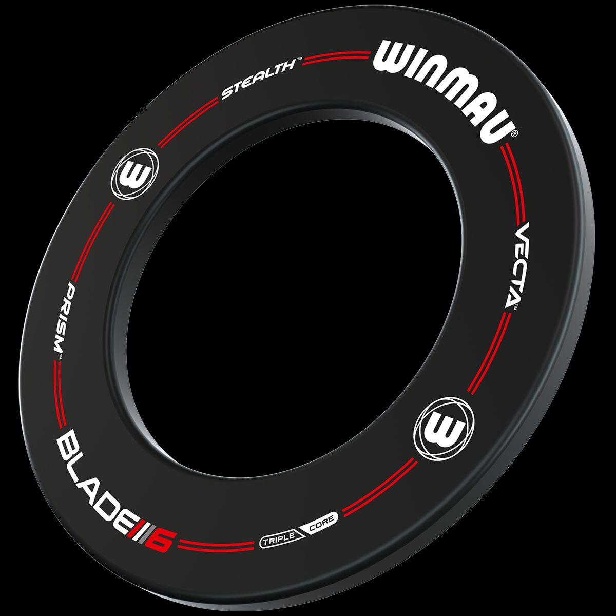 WINMAU - Pro-Line Black Dartboard Surround